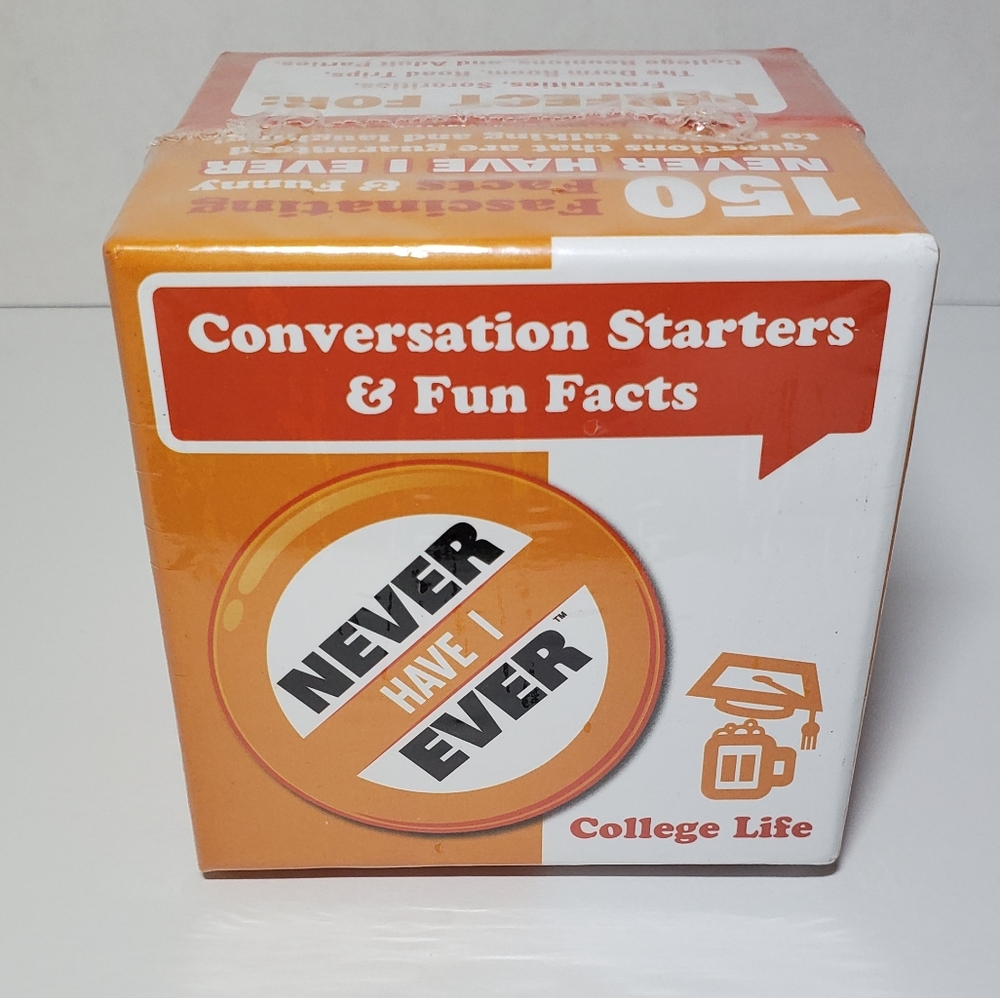 Never Have I Ever Conversation Starter Cards